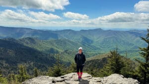 Blue Ridge Mountains and Rachel Mango